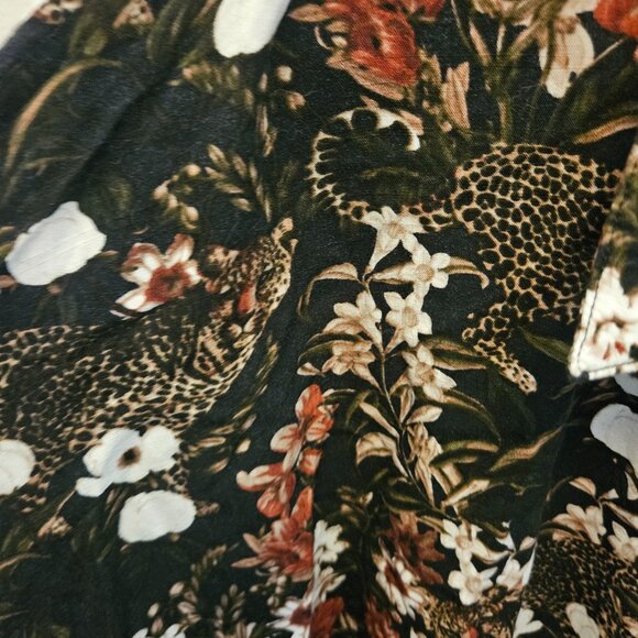 Button Up "Hawaiian" Shirt Dress - Picture 5 of 12